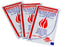 EverReady First Aid Burn Gel Blotts Satchets - Burn Care Sachet, Bulk, 3.5 mL, 1/8 oz., 25' - 550017