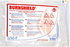 EverReady First Aid Contour Burn Dressings - Contour Dressing, Half Body, 1 m x 1 m, 40" x 40" - 881006