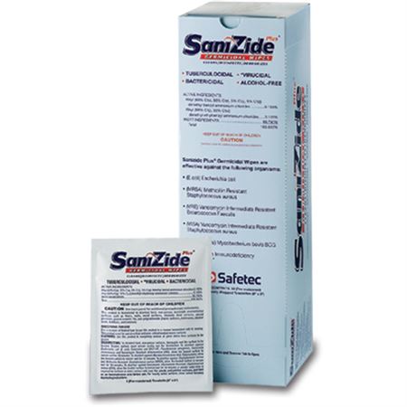 SaniZide Plus Disposable Germicidal Wipes SaniZide Plus Germicidal Wipe 300/PK