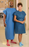 Encompass / TechStyles Nonwoven Patient Gowns - Patient Gowns, Bariatric, True Blue, Size 4XL - 45419-100