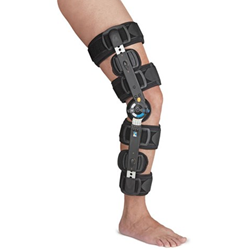 Ossur Americas Innovator DLX Post-Op Knee Braces - Innovator DLX Post-Op Knee Brace, Cool Foam, XL, 27"-35" Thigh Circumference - 423101