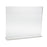 Sink Splash Guard With Sign Holder - 23.625"L x 4.5"W x 19.25"H