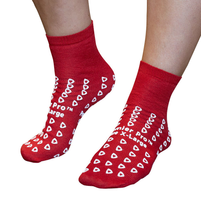 S2S Global Slipper Socks - SOCK, SLIPPER, FALL MANAGEMENT, RED, 2XLARGE - 2975