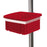 Small Utility Basket for TransCart Small Utility Basket with Bracket - Red