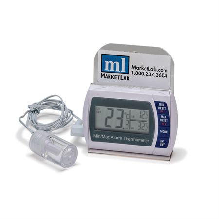 Tote Thermometer with Monitor Temperature Device Holder with Bar Pin