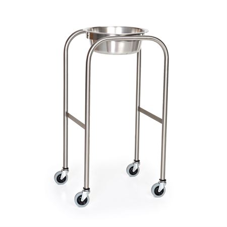 Stainless Steel Single Bowl Solution Stand With Shelf