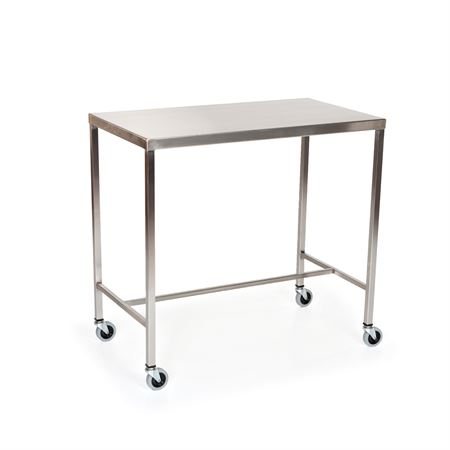 Stainless Steel Instrument Table with H-Brace 20"L x 20"W x 34"H