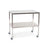 Stainless Steel Instrument Table with Shelf 33"L x 18"W x 34"H