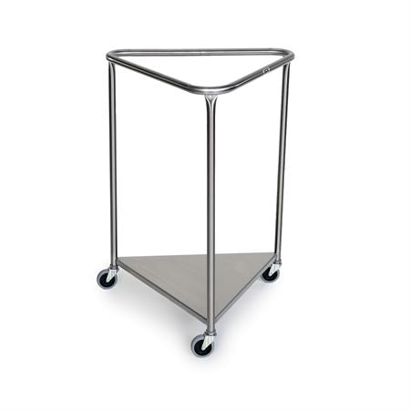 Stainless Steel Triangular Hamper 25"Dia