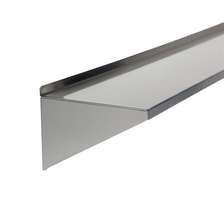 Stainless Steel Wall Shelf 8"D 48"W