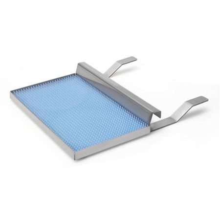 Stainless Steel Mayo Stand Extension Stainless Steel Mayo Stand Safety Tray - 7"L x 12.125"W x 0.75"H