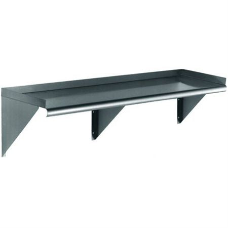 Stainless Steel Wall Shelf 48"W x 12"D x 10.5"H