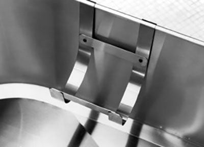 Stainless steel armrest 