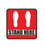 Ergomat COVID-19 Social Distancing Safety Signs and Strips - "Stand Here" Safety Sign, Square Red, 6" - DSV-SIGN 36-SD-J