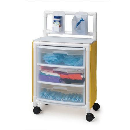 Standard 3 Drawer Mobile Isolation Station Standard 3-Drawer Mobile Isolation Station