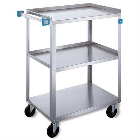 Standard Duty Stainless Steel Carts 3 Shelves - 18.375"W x 30.75"L x 33"H