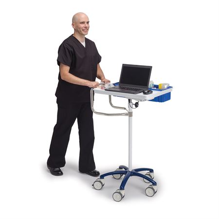 Electronic Charting Titan Draw Cart with Auto Lift Standard - 27"W x 24"L x 44.5"H