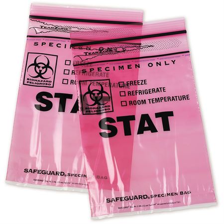 Stat Bag with Dispenser Pack 6"W x 9"H Stat Bag with Dispenser Pack - 6"W x 9"H