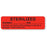 Sterilized Labels December - Red