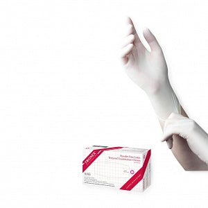 Tronex Textured Latex Exam Gloves - Powder-Free Textured Latex Exam Gloves, Natural, Size M - 3110-20