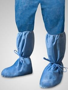 Tronex Company Nonskid Shoe Covers - Knee-High Nonskid Boot Cover, Blue, Universal, Size XL - 48635B