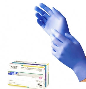 Tronex Chemo-Rated PF Textured Nitrile Exam Gloves - Chemo-Rated Powder-Free Textured Nitrile Exam Gloves, Size M - 9830-20