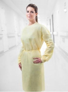 Tronex SMS100 Series Isolation Gowns - SMS Isolation Gown, Elastic Cuffs, Unisize - SMS100-25Y