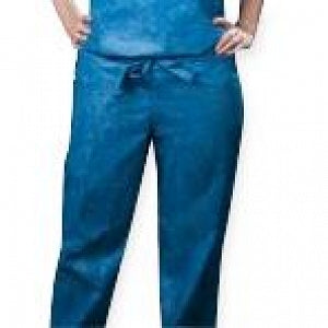 Tronex Company Unisex Disposable Scrub Pants - PANT, SCRUB, RESISTANT, SMS, WAIST, BLUE, MD - SMS99020B