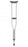 Medline Standard Aluminum Crutches - Aluminum Crutches with 300 lb. Capacity, Medium Adult - TAA80535