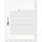 Tabbies Chart Index Divider Sets - Medical Chart Index Divider Sheets, White, 8-1/2" x 11" - 54520