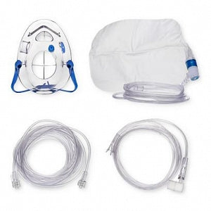 Sarnova, Inc Procedural Oxygen Mask - MASK, OXYGEN, POM, ADULT, MICROSTREAM - 301-0318LT-MSA