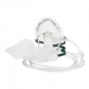 Tri-Anim Health Oxygen Masks - Mask, Oxygen, Medium Concentration, Adult, 7' Tubing - 301-180EA