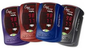 Curaplex Onyx Vantage Finger Pulse Oximeter - Finger Pulse Oximeter, Red - 301-P7300