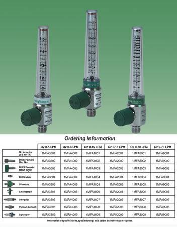 Oxygen Flow Meter Regulator by Tri-Anim Health