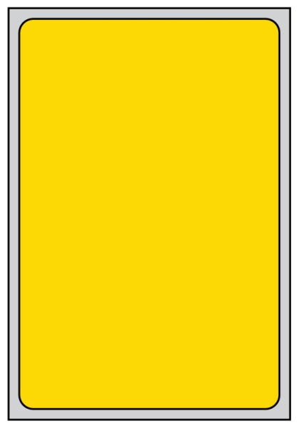 Medical Use Labels - Thermal Transfer Labels, Yellow Brite, 4.0" x 6.0"