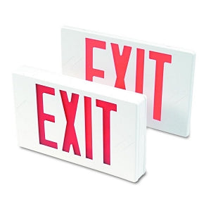 Tatco Polycarbonate LED Exit Signs with Backup Battery - Polycarbonate LED Exit Signs with Backup Battery - 07230