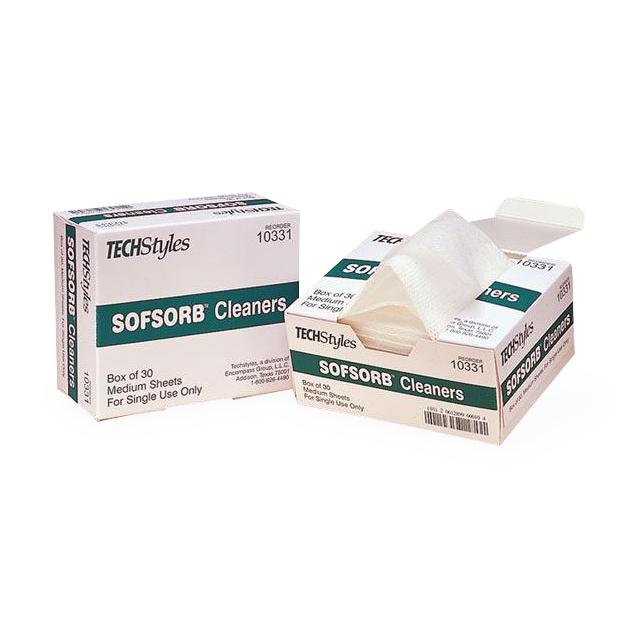 Encompass Sofsorb Cleaner - Sofsorb Cleaner, White, 9" x 10.5", Bulk - 10331-200