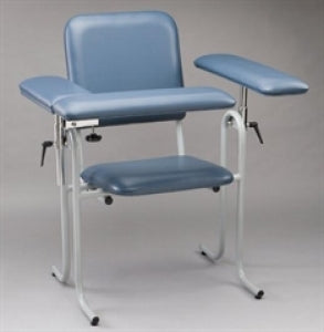 Tech-Med Upholstered Blood Draw Chairs - Blood Drawing Chair, Upholstered, 500 lb. Capacity - 4382