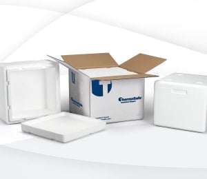 ThermoSafe EPS Foam / Corrugate Shippers - EPS Foam Shipper with Corrugated Carton, 14" x 14" x 14.63" - 355