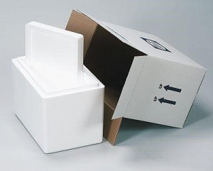 ThermoSafe Insulated Shippers - Foam with Carton Shipper, 23.625" x 16.75" x 16.25" OD - 804