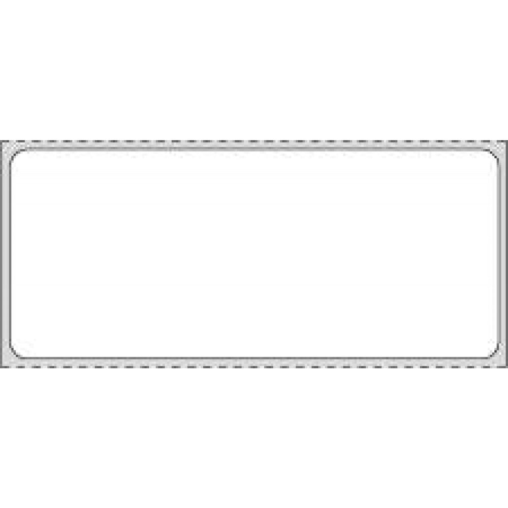 Label Direct Thermal Paper Removable 3" Core 3 1/2" X 1 1/2" White 3500 Per Roll, 8 Rolls Per Case