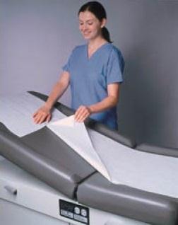 TIDI Ultimate Exam Table Barriers - Fabricel Dri-Perf Paper without Bags, 21" x 100" - 916221