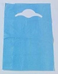 TIDI Patient Bibs - Tidi Patient Bibs, Polyester, Die-Cut Neck, Blue, 20" x 29" - 980966