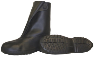 Tingley Rubber Rubber Work Boot Overshoes - Black Rubber Overshoe Boots, 10", Size 3XL - 1400/3XL