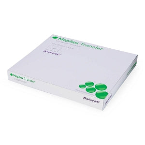 Molnlycke Mepilex Transfer Dressing - Mepilex Transfer Soft Silicone Exudate Transfer Dressing, 6" x 8" (15 x 20 cm) - 294899