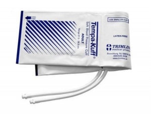 Welch Allyn Trimline Disposable Blood Pressure Cuffs - Trimline Disposable Soft Blood Pressure Cuff with Screw Connector, 2-Tube, Size Child - 39011