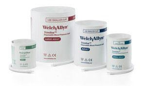 Welch Allyn Trimline Disposable Blood Pressure Cuffs - Trimline Soft Disposable 1-Tube Blood Pressure Cuff, Male Bayonet Rectus Connector, Child, 13.8 to 21.5 cm - 39100