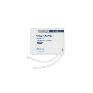 Welch Allyn Trimline Vinyl Disposable Blood Pressure Cuffs - Trimline Vinyl Disposable 2-Tube Blood Pressure Cuff with Female Screw Connector, Child, 13.8 to 21.5 cm - 99877