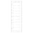 Chart Labels 2-1/2" X 1" White, 10 Labels - 4 Pks Of 250 Sheets Per Case