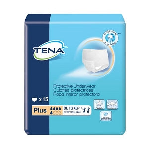 Essity Professional Hygiene TENA Protective Underwear Plus - TENA Protective Underwear Plus Absorbency, Size XL, 55" to 66" Waist - 72435